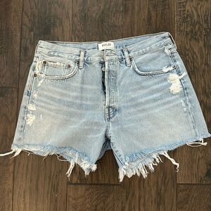 Ahold Parker Long Distressed Jean Shorts